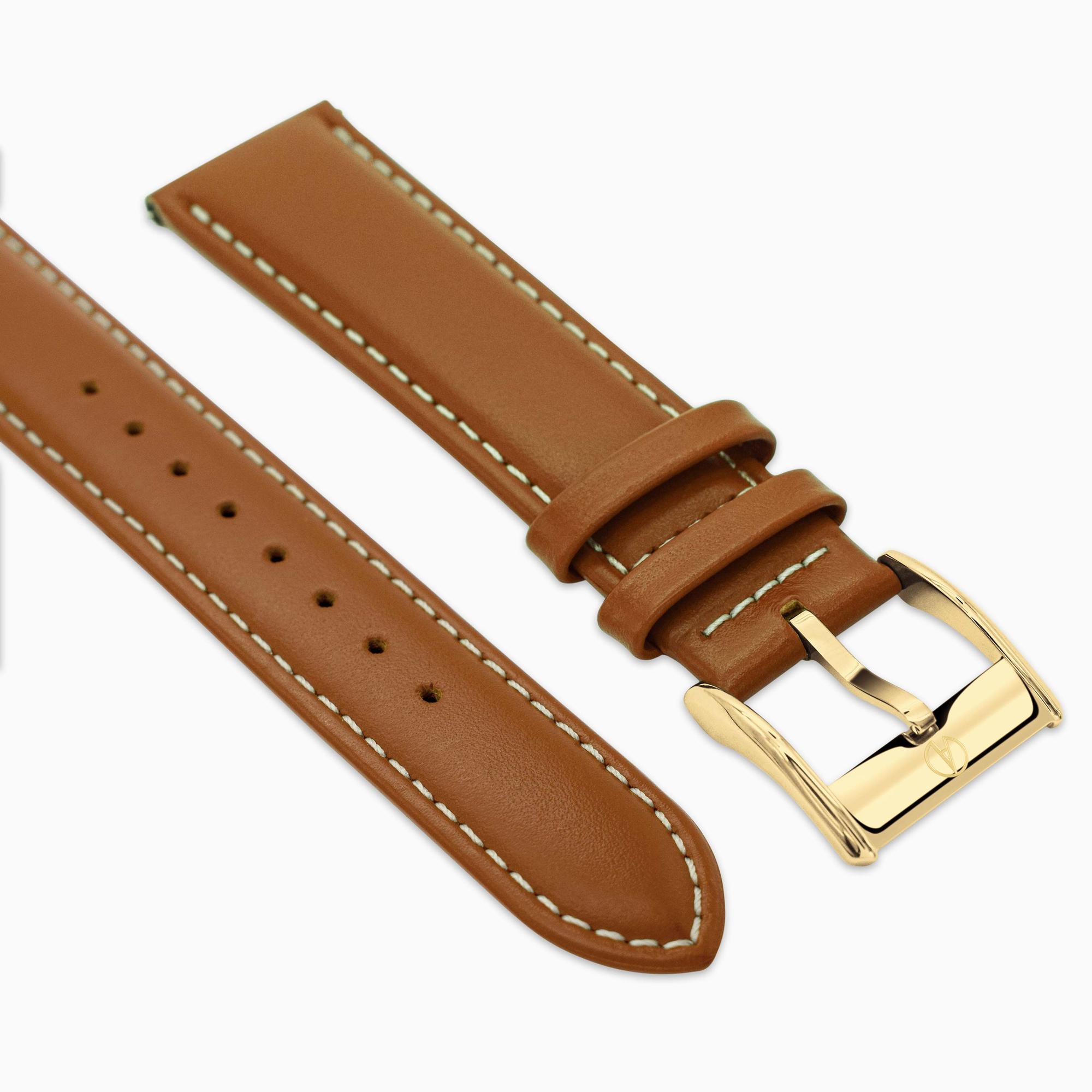 Accurist Everyday Men's Tan Leather 20mm Strap